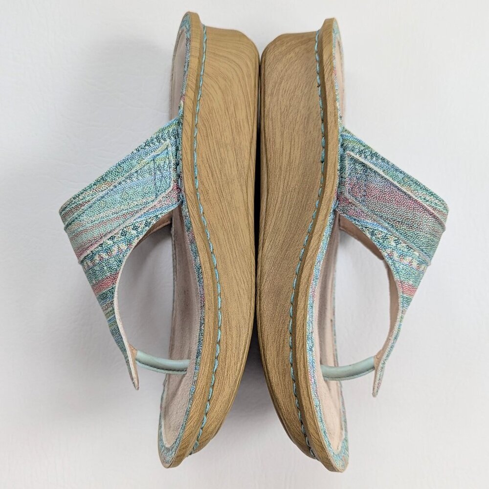 Alegria Codi Seascape Thong Sandals Size 8 - 8.5 - Picture 4 of 9